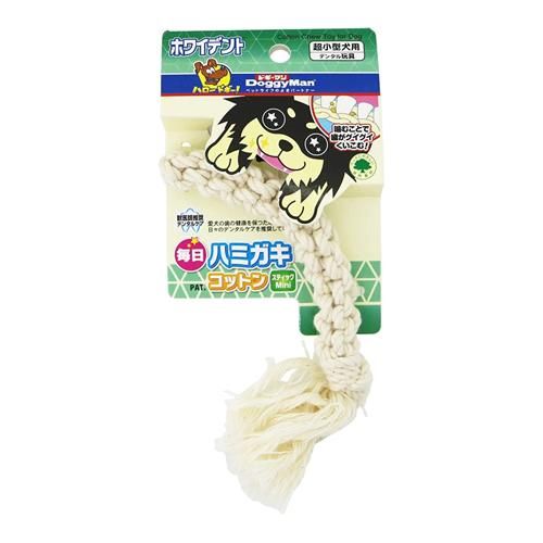 ドギーマン 毎日ハミガキコットン スティックＭｉｎｉ 1個入