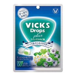 Vicks (viix) 목구멍 캔디 + 허브 민트 파우더 62g