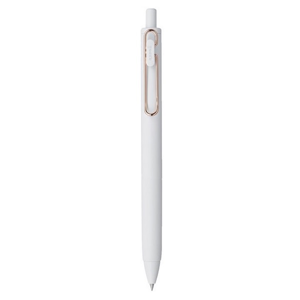MitsubishiPencil uni 三菱鉛筆 凝膠原子筆 Uni-ball One 玫瑰金款 0.5mm 乳白色