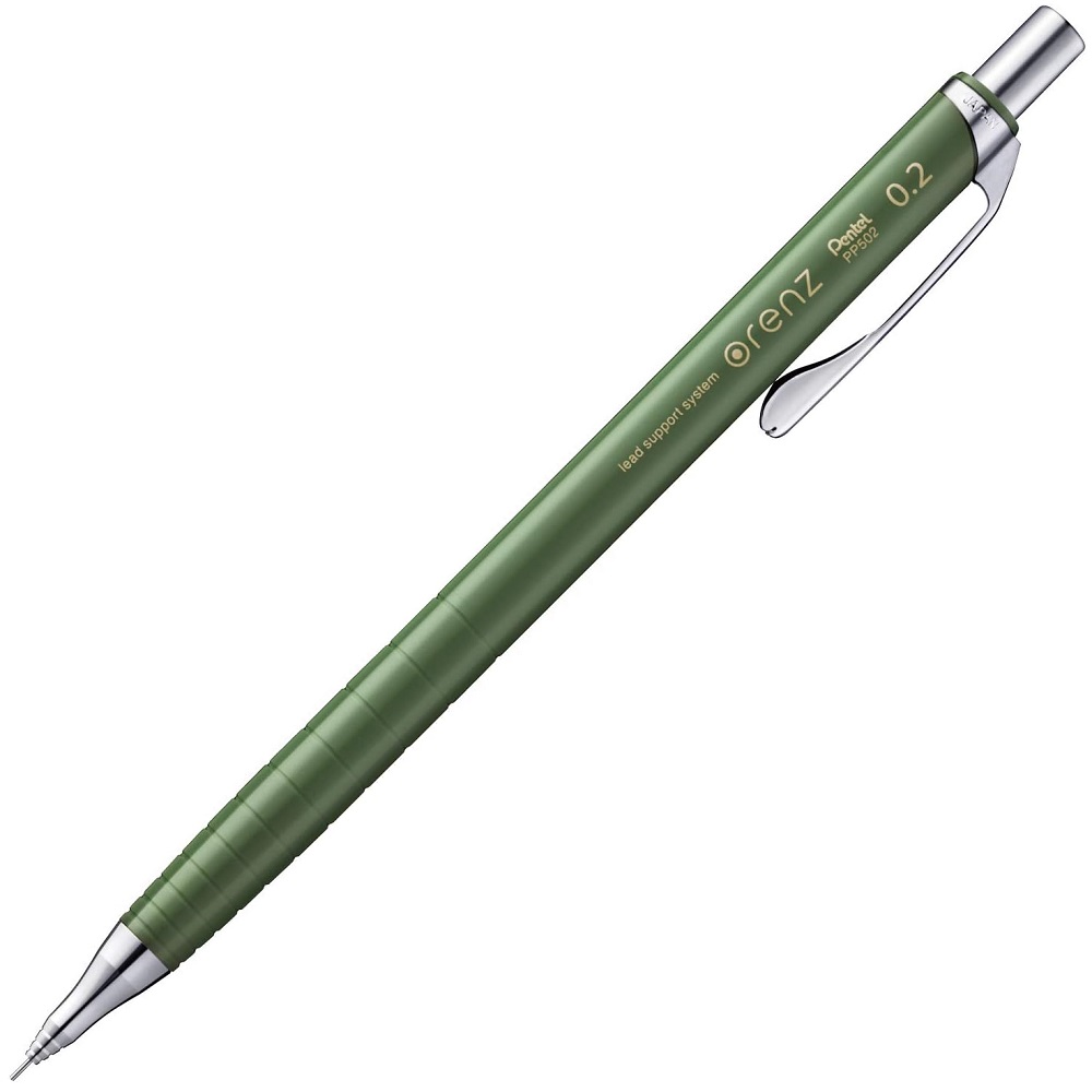 Pentel 飛龍文具 Pentel 飛龍文具 Orenz 自動鉛筆 0.2mm 卡其色