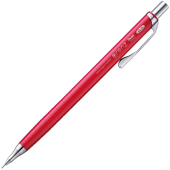 Pentel 飛龍文具 Pentel Orenz 自動鉛筆 0.3mm 深紅色