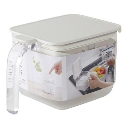 マーナ 調味料ポットワイド 約６００ｍＬ Ｋ７７５ 1個 (W ホワイト)