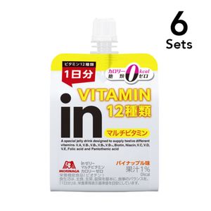 【6個セット】inゼリー マルチビタミンカロリーゼロ 180g