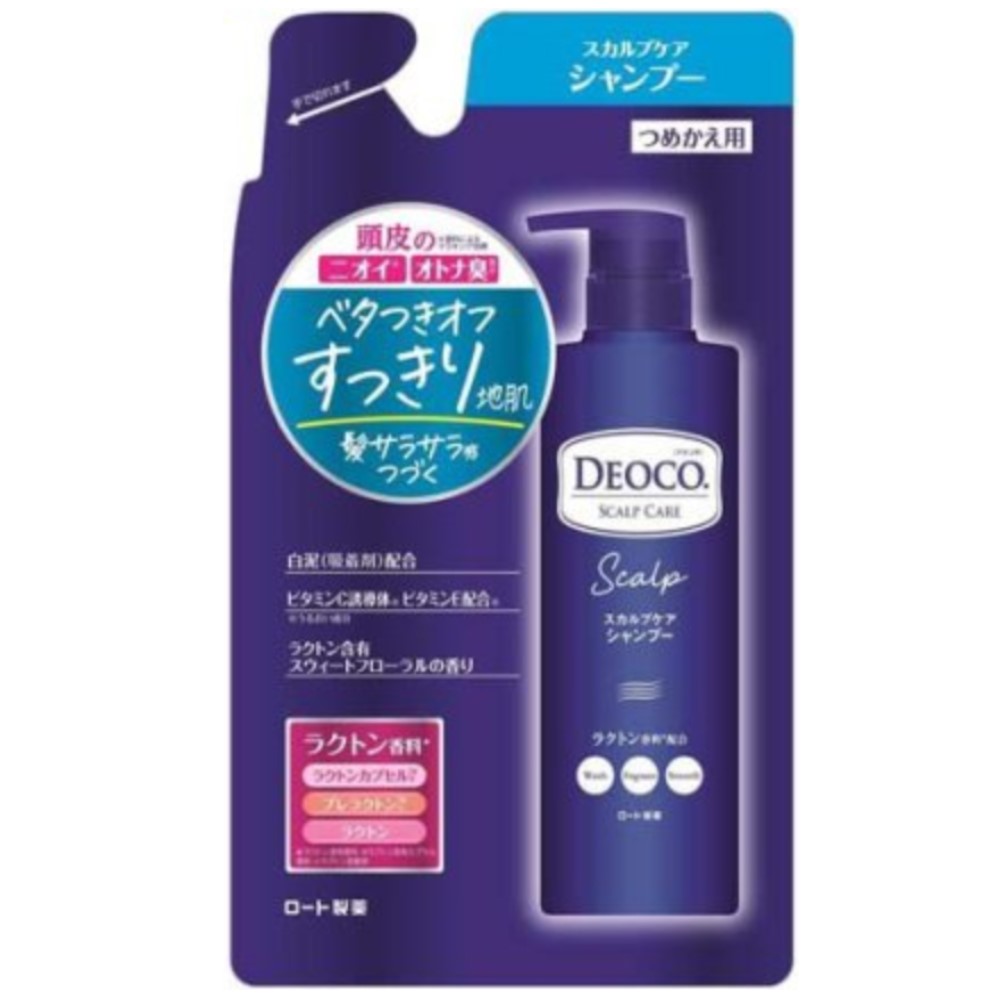 樂敦製藥 Deoco 頭皮護理洗髮精補充裝 370毫升