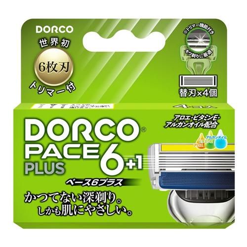 DORCO PACE6PLUS 替换刀片（4 片装）