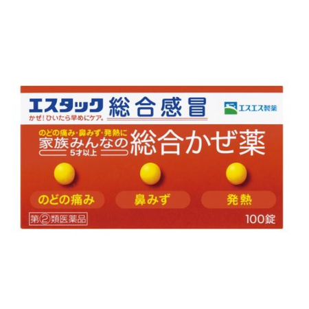 [指定第2类医药品] Estac 普通感冒药 100片