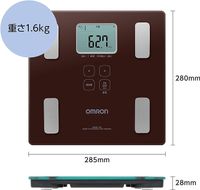 오므론(OMRON) 체중·체성분계 카라다스캔 HBF-236-JBW