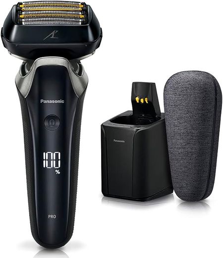 파나소닉 람다쉬PRO 남성용 전기면도기 6중날 크래프트 블랙 ES-LS9CX-K