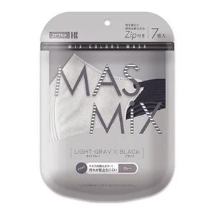 MASMiX Mask 7 pieces (light gray x black)