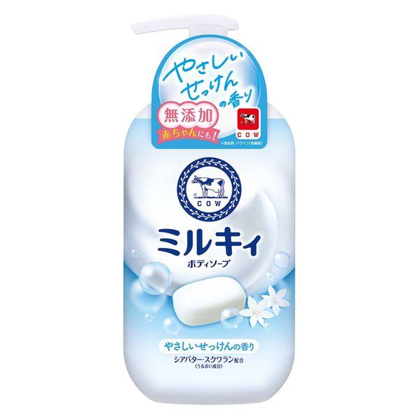 牛乳香皂公斤社 Milky 乳狀沐浴露，溫和皂香，含泵