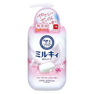 Milky Body Soap Floral Soap Scent Pump Included