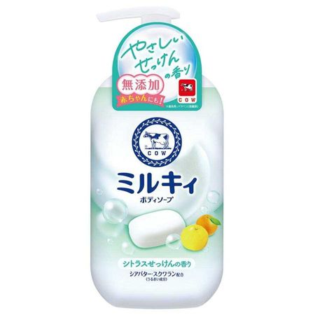 Milky Body Soap Citrus Soap Scent with Pump