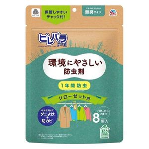 PIREPARA EARTH壁櫥用驅蟲劑，1年，無味型