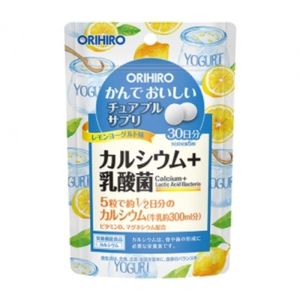 감기 맛있는 씹을 수 있는 사프리 칼슘+유산균 레몬 요구르트 맛 150알