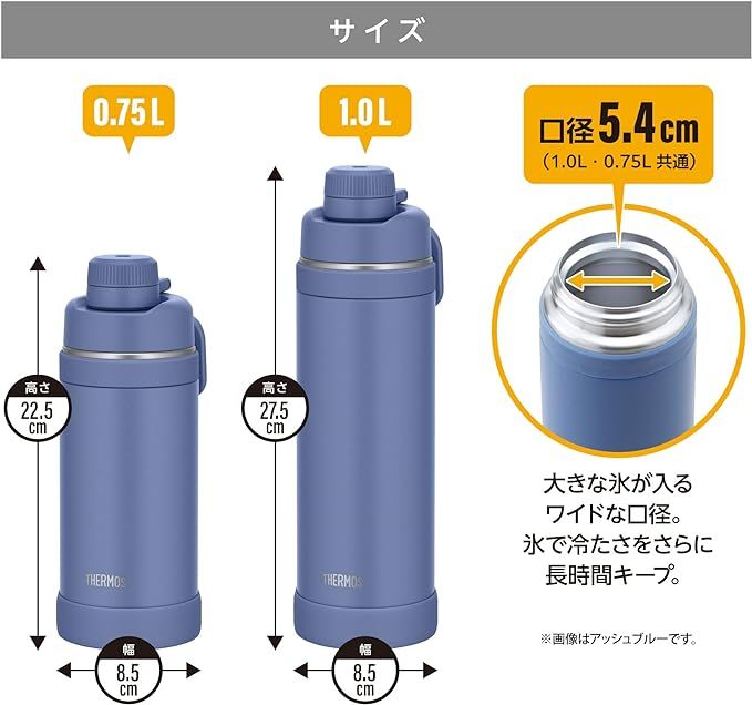 Thermos 膳魔師 真空隔熱運動水壺 FJU-1000 SND 沙色