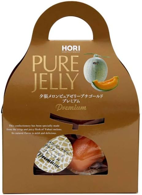 HORI HORI HORI Yubari Melon Pure Jelly Petit Gold 高級隨身攜帶 12 件