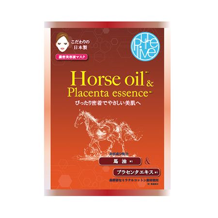 PURELIVE J-Plus Mask 10 pieces HP Horse Oil