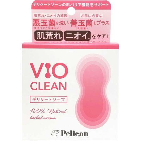ペリカン石鹸 デリケートソープ VIO CLEAN ナチュラルハーブの香り