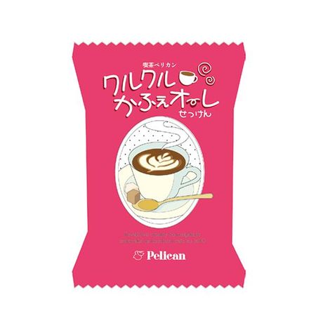 Pelican 肥皂、Pelican Cafe、Kurukuru 咖啡厅牛奶皂、苦乐参半的咖啡厅牛奶香味