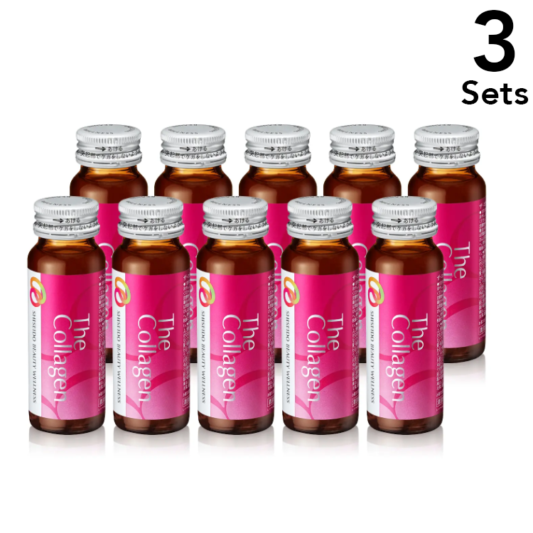 [Set of 3] Shiseido The Collagen &lt;Drink&gt; / 50ml x 10 bottles