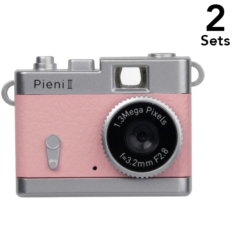 [Set of 2] Kenko Toy Camera Pieni II DSC-PIENI2PH (Peach)