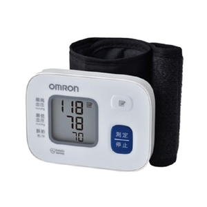 欧姆龙腕式血压计 HEM-6162 (1 台) (血压计 HEM-6162 腕式外出旅行简单脉搏)