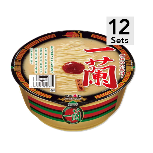 【12件入組】一蘭豚骨杯拉麵