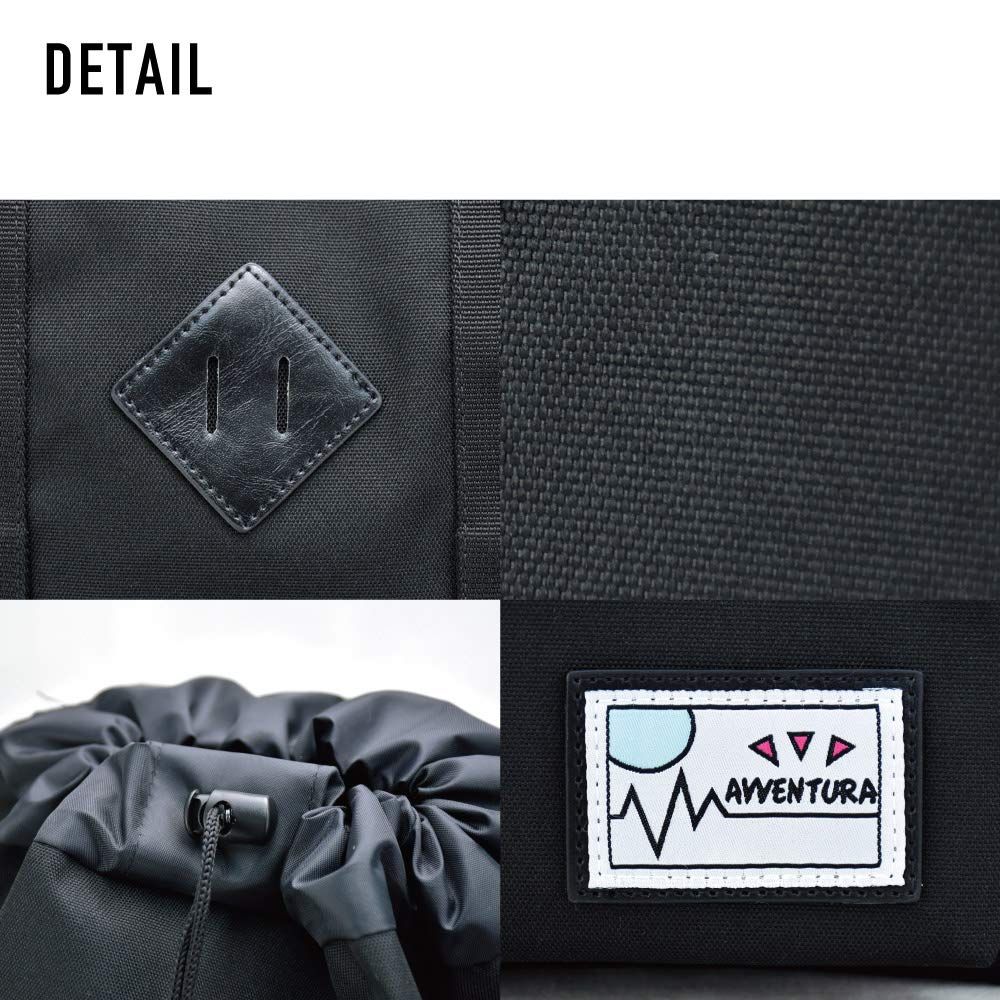 AVVENTURA尼龍登山背包 NM-1526 黑色