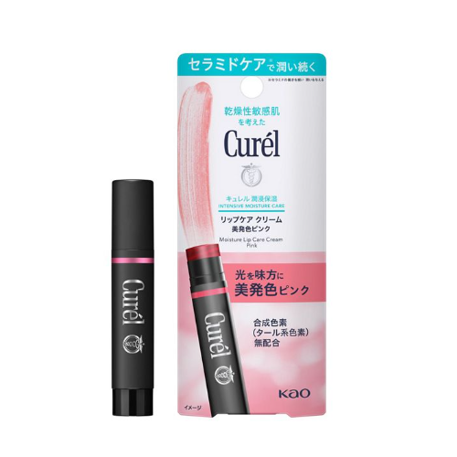 花王 Curel/珂潤 Curel 潤唇膏，美麗的粉紅色