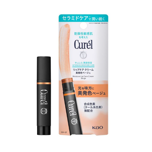花王 Curel/珂潤 Curel 潤唇膏 美麗色彩 米色