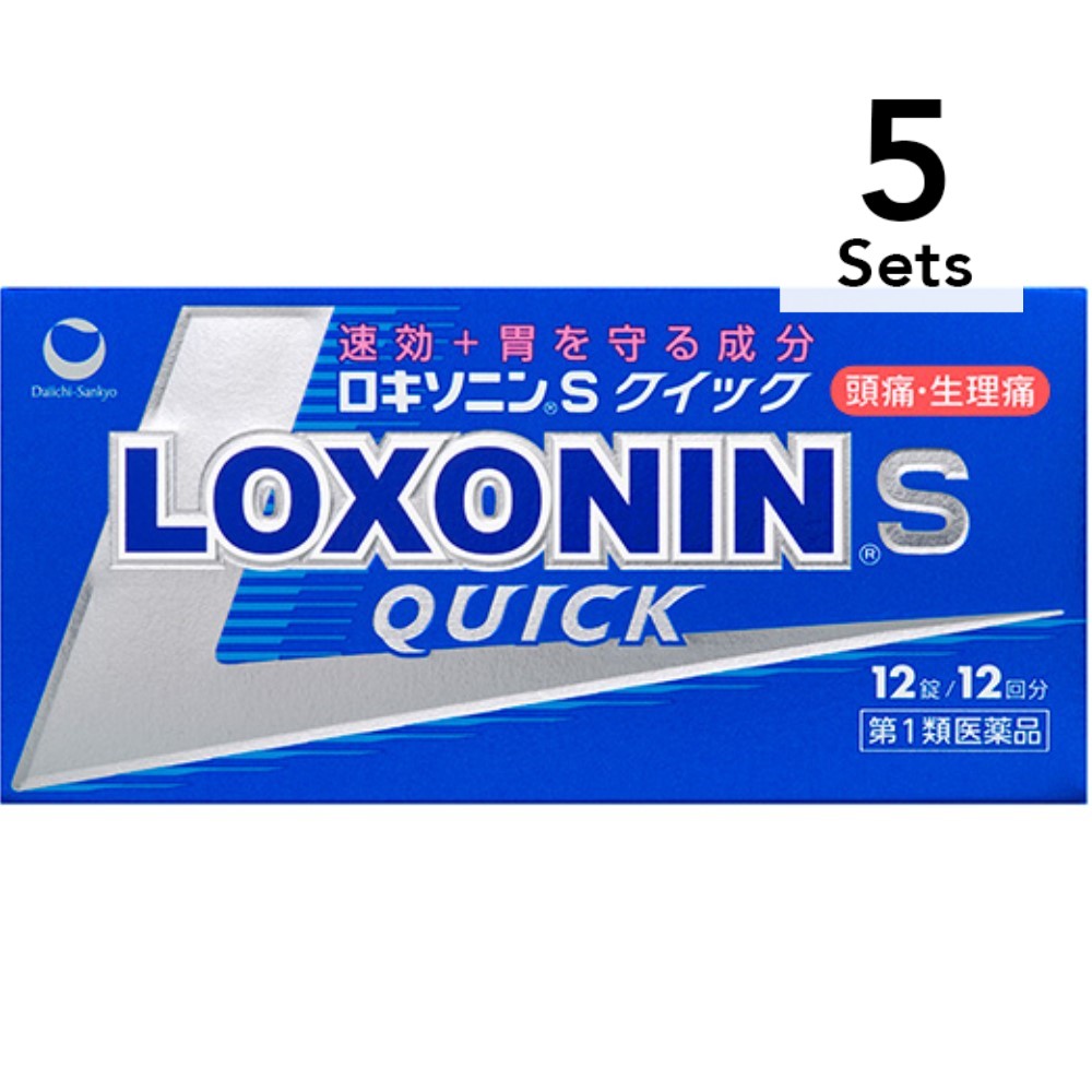 第一三共健康護理 [ 5入組] [第1類醫藥品] Loxonin S Quick 12 片