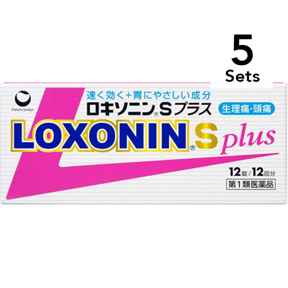 [5 件装] [第 1 类药物] Loxonin S Plus 12 片