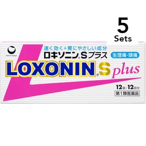 [5 件装] [第 1 类药物] Loxonin S Plus 12 片