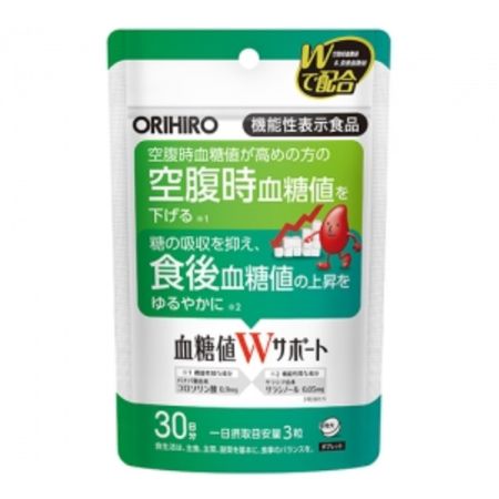 Orihiro Blood Sugar Level W Support 90 tablets