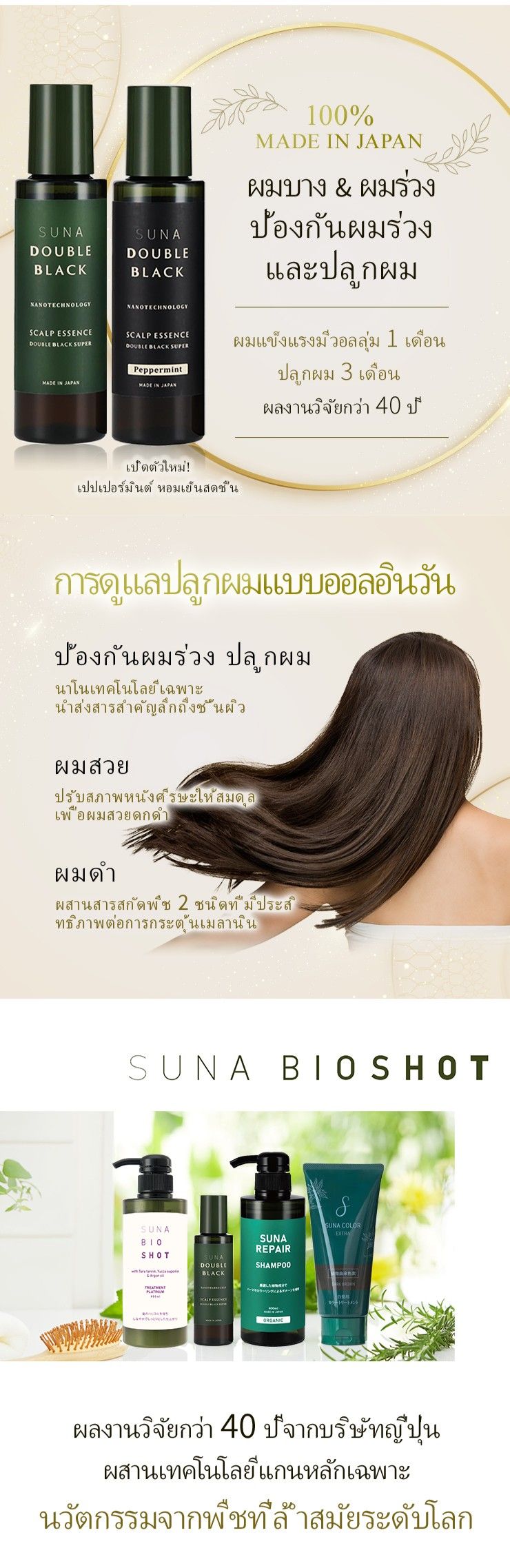 SUNA Scalp Essence Double Black Super 100ml