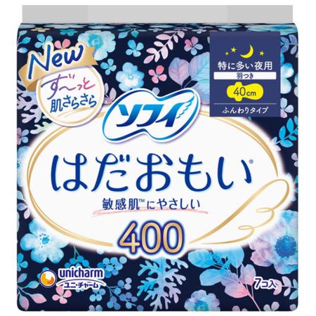 ソフィ はだおもい 特に多い夜用 羽つき40cm 7枚