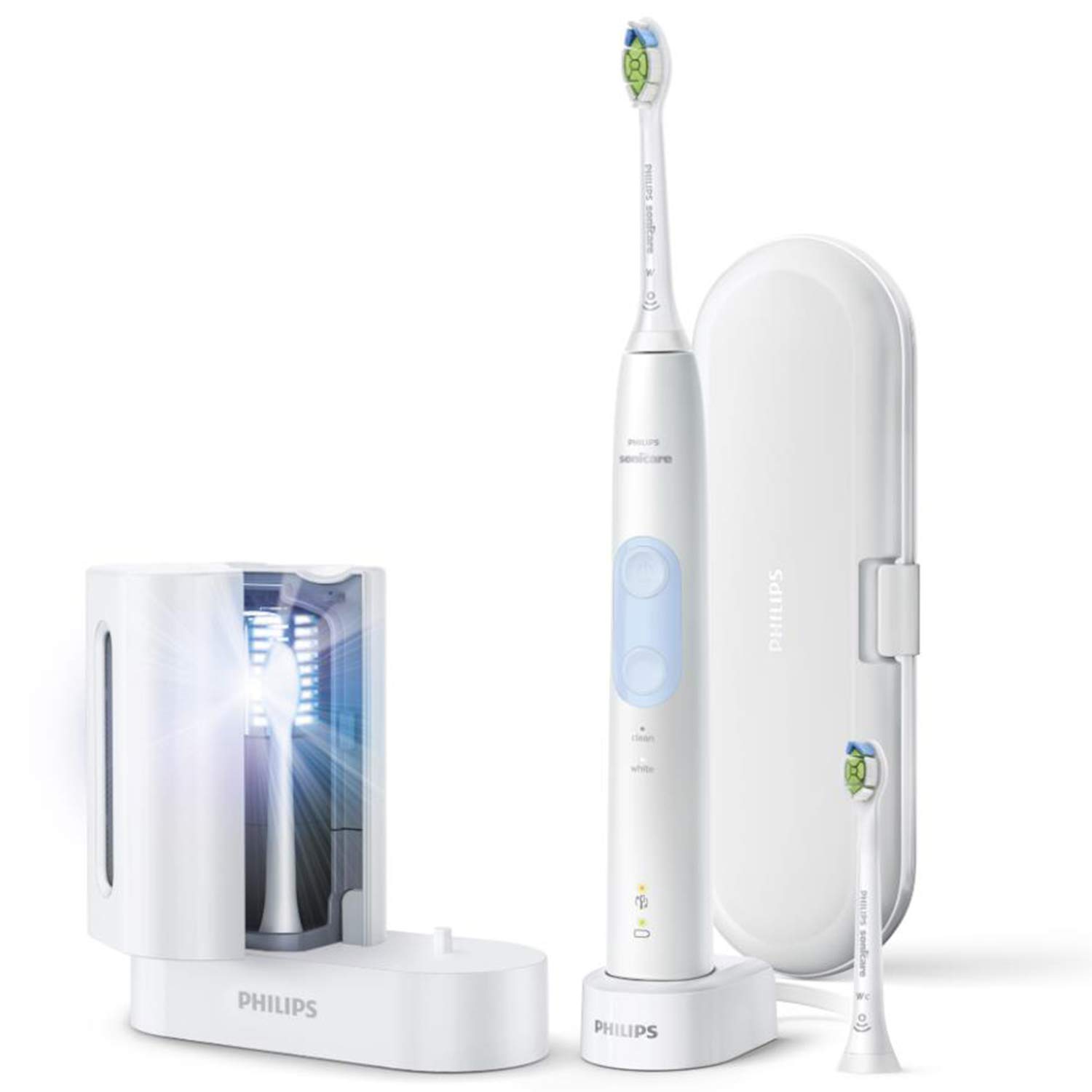 PHILIPS JAPAN sonicare Philips Sonicare Protect Clean Plus 電動牙刷搭配紫外線消毒器 HX6839/54