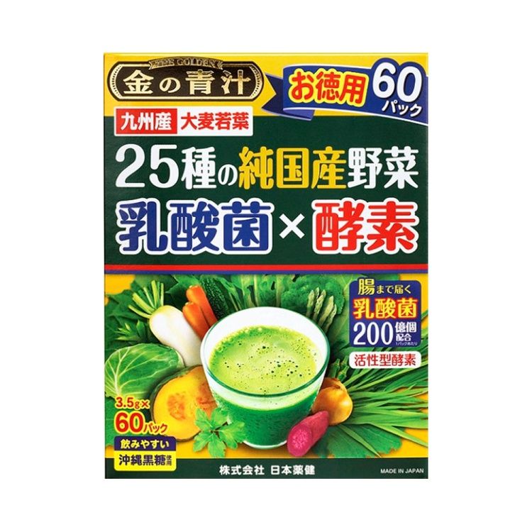일본 약건 25종의 순국산 야채 유산균×효소 60포