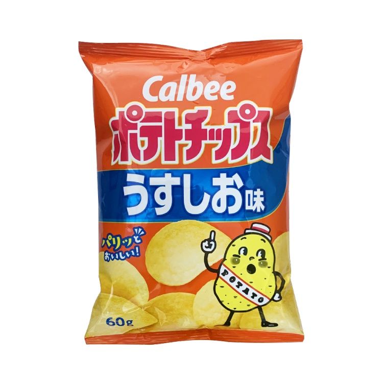 Calbee potato chips light flavor 60g