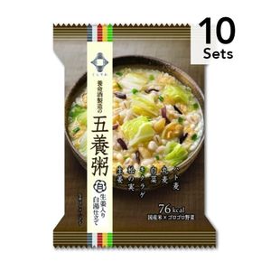 [Set of 10] Goyo Porridge White (with ginger and boiled water) 18.6g