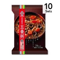 [Set of 10] Five-Nourishment Rice Porridge Red (Three Herbs & Tomato Flavor) 20.4 g