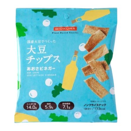 BIOKURA 綠海苔醋豆片 35g