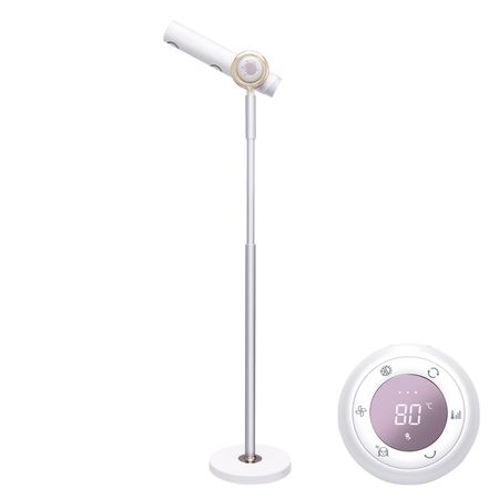 QUADS BISARA PRO Hands-Free Standing Hair Dryer BSR003WH White