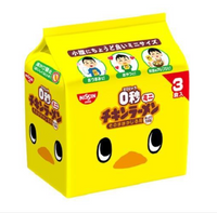 Nissin日清鸡肉拉面点心面3包90g 零秒鸡肉拉面迷你3包