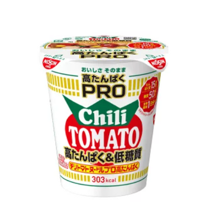 カップヌードルPRO高たんぱく&低糖質チリトマトヌードル