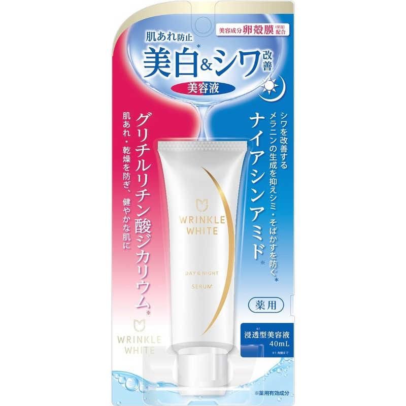 Meishoku Cosmetics Medicated Wrinkle White Day & Night Serum 40mL