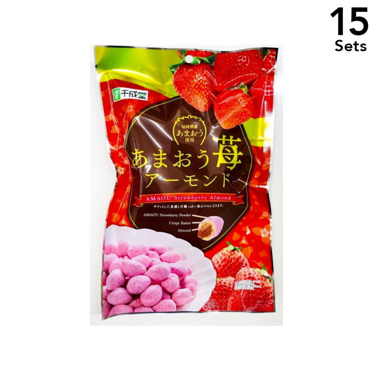 【15개 세트】센나리도 아마오우 딸기 아몬드 215g