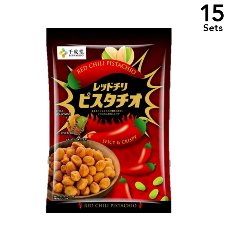 【15개 세트】센나리도 레드 칠리 피스타치오 180g
