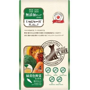 Inupure 无添加 Pure Value5 绿黄蔬菜混合装 13g x 4 瓶