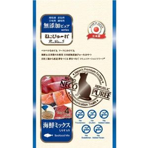 Nekopure 无添加 PureValue5 海鲜混合料 13g x 4 瓶